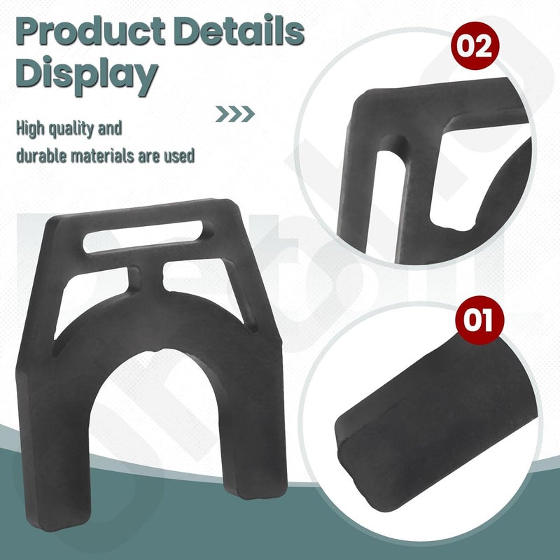 Ohoho (Pack of 10) 423697 Mower Power Fold Spacer Compatible with Grasshopper Lawn Mower，Allows Height Adjustment in 1/2" Increments - Image 4